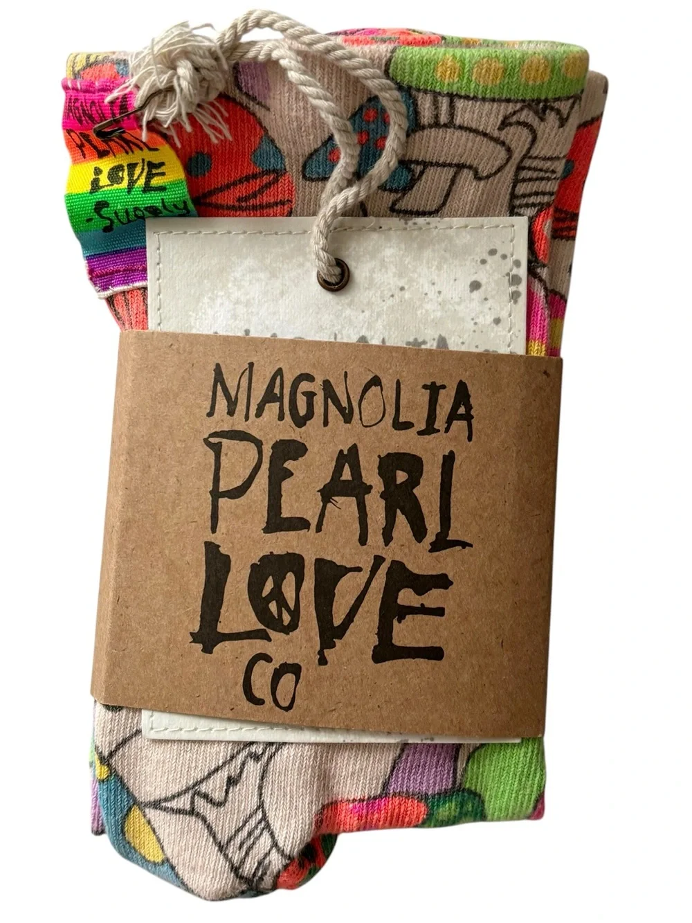 MAGNOLIA PEARL RARE Limited Release Mushroom Wonderland Socks NWT
